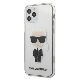 Karl Lagerfeld KLHCP12MTRIK iPhone 12 6,1" Max/Pro hardcase Transparent Ikonik - Etui i futerały do telefonów - miniaturka - grafika 1