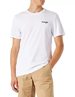 Koszulki męskie - Wrangler T-shirt męski, niebieski, S - grafika 1
