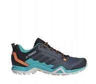 Buty trekkingowe męskie - Buty Męskie niebieskie Trekkingowe Adidas Terrex AX3 FV6852 r. 41 1/3 - miniaturka - grafika 1