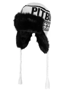 Czapka zimowa PIT BULL MISSION BAY biało/czarna-L/XL - Czapki damskie - miniaturka - grafika 1