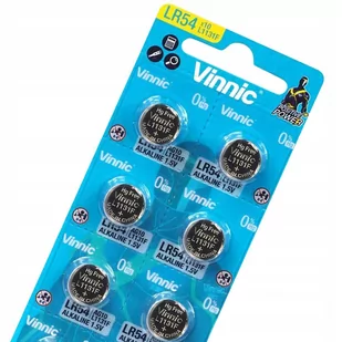 10x BATERIA VINNIC L1131 AG10 LR1130 LR 54 G10 389 - Baterie i akcesoria - miniaturka - grafika 1