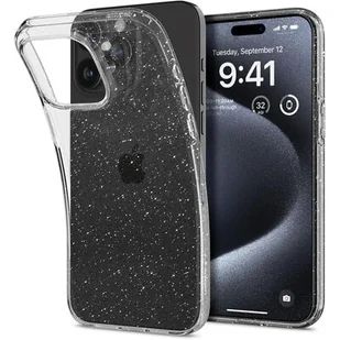 Spigen Liquid Crystal do iPhone 15 Pro glitter crystal - Etui i futerały do telefonów - miniaturka - grafika 1