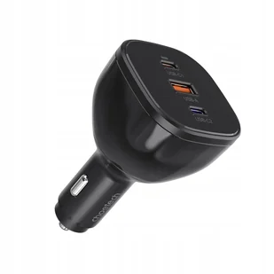 Ładowarka Choetech Ładowarka Choetech TC0024 samochodowa 160W 2x USB-C PD 3.1 1x USB-A - czarna - Ładowarki samochodowe - miniaturka - grafika 1