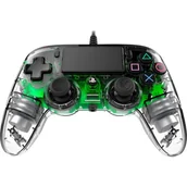 Kontrolery do Playstation - NACON Kontroler NACON Compact Controller Świecący Zielony - miniaturka - grafika 1