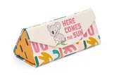 Etui na dokumenty i karty - Pokrowiec na okulary koala skladany w formie twardej etui PU 16x6,5x6,5 cm kolorowy - Etui na okulary, pudełko na okulary, wytrzymałe i twarde, praktyczna ochrona na okulary - miniaturka - grafika 1