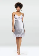 Bielizna nocna - Koszulka Harper Srebrna (Rozmiar L) - miniaturka - grafika 1