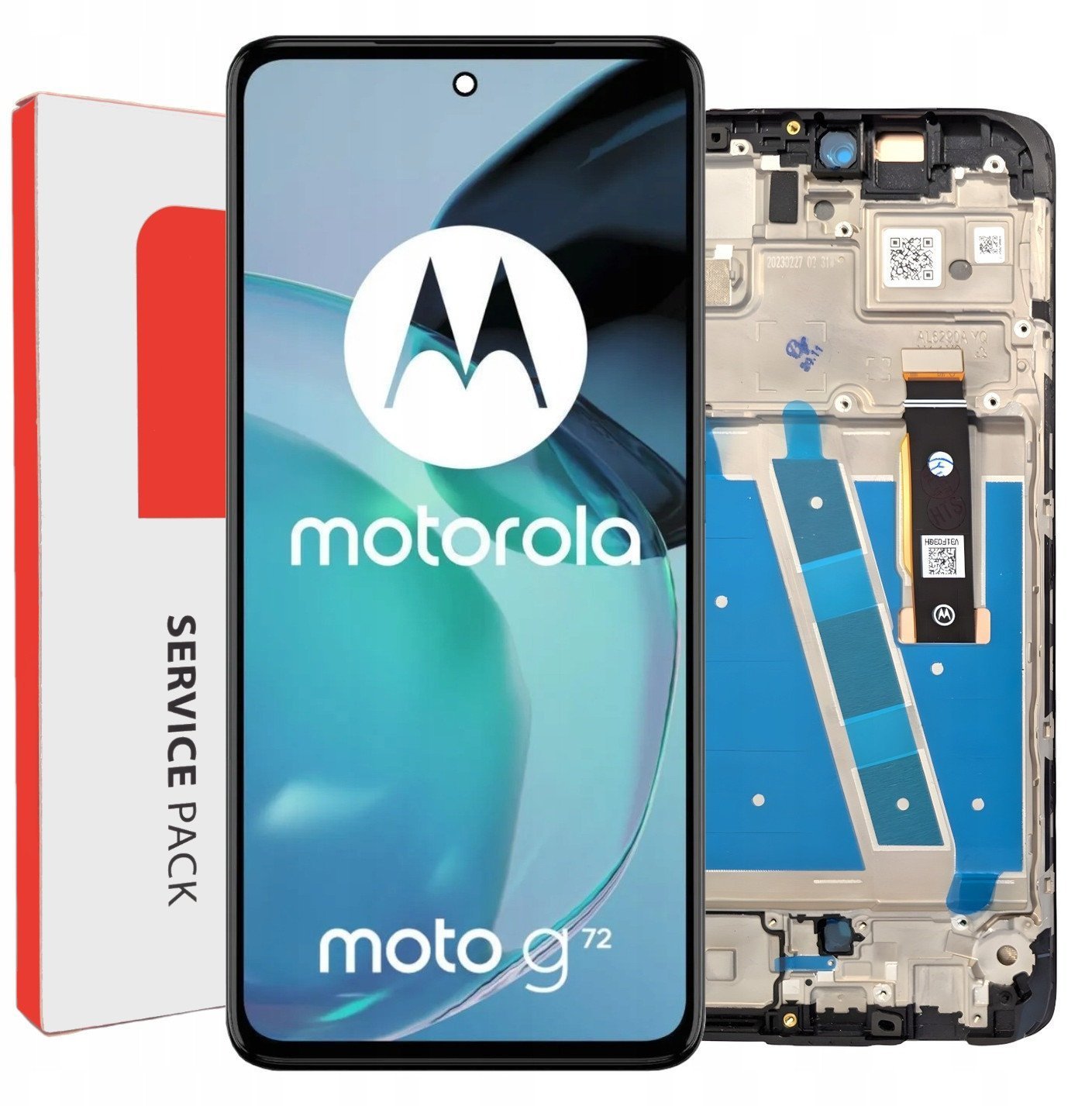 Wyświetlacz do Motorola Moto G72 Ekran LCD Ramka Oryginał Zila XT2255-1 5904858381302