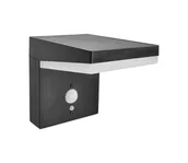 Lampy ogrodowe - Emos LED Kinkiet solarny z czujnikiem LED/4,4W/3,7V 2200 mAh IP44 - miniaturka - grafika 1