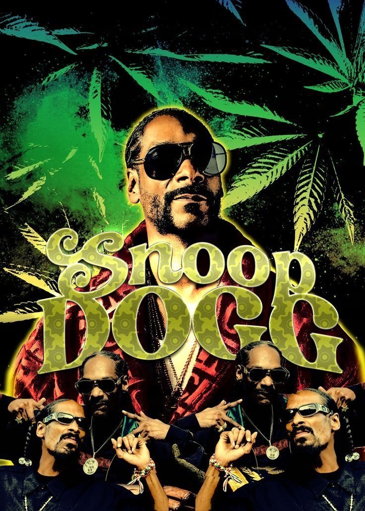 PODKŁADKA POD MYSZ Z Nadrukiem 22x18 cm Snoop Dogg Raper Piosenkarz Prezent
