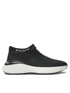DKNY Sneakersy Zhavia Slip On K3465234 Czarny - Slip on damskie - miniaturka - grafika 1