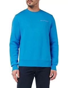 Tommy Hilfiger Bluza męska Pop Color Hilfiger, Szokujący niebieski, L - Bluzy męskie - miniaturka - grafika 1