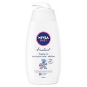 Kosmetyki kąpielowe dla dzieci - Nivea Baby Baby Pure & Sensitive Łagodzący żel do mycia ciała i włosów 500 ml - miniaturka - grafika 1