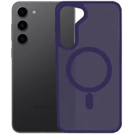 Etui i futerały do telefonów - Etui 3MK Smoke Guardx MagCase do Samsung Galaxy S24 Fioletowy - miniaturka - grafika 1