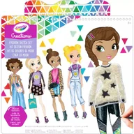 Zabawki kreatywne - Crayola Creations: Zestaw do rysowania Projektant mody - miniaturka - grafika 1