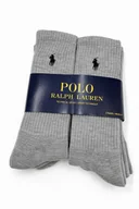Skarpetki męskie - Skarpety POLO RALPH LAUREN rozmiar 36-40 6 par SZARE (10334) - miniaturka - grafika 1