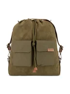 Plecaki - Lasocki Plecak MLP-W-015-04 Khaki - miniaturka - grafika 1