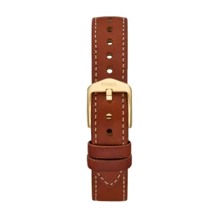 Brązowy pasek skórzany do zegarka / smartwatcha Fossil 16 mm Harlow ES5364 ★ % SALE % ★ Kup teraz, zapłać za 30 dni GRATIS WYSYŁKA ZWROT DO 365 DNI - Akcesoria do zegarków - miniaturka - grafika 1