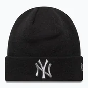 Czapki damskie - Czapka zimowa New Era Metallic New York Yankees black WYSYŁKA W 24H 30 DNI NA ZWROT - miniaturka - grafika 1