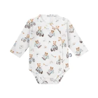 Body dla niemowląt - Body niemowlęce z długim rękawem 50 Traktory - miniaturka - grafika 1