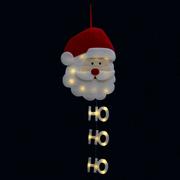 Ozdoby bożonarodzeniowe - Ozdoba świetlna świąteczna, Mikołaj z napisem, 24 LED - miniaturka - grafika 1