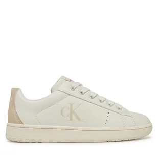 Sneakersy Calvin Klein Jeans V3X9-82082-1355A472 Écru - Buty dla dziewczynek - miniaturka - grafika 1