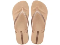 Klapki i japonki damskie - Ipanema Mesh Chic PLAT Fem, japonki damskie, 39 EU, beż, 39 EU - miniaturka - grafika 1