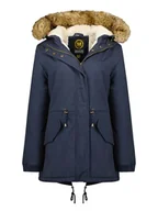Kurtki damskie - Maison Montaigne Parka "Ampumai" w kolorze granatowym - miniaturka - grafika 1