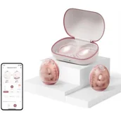 Laktatory - Laktator MOMCOZY Air 1 Podwójny Różowy - miniaturka - grafika 1