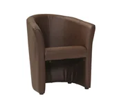 Fotele - Signal Meble Fotel TM-1 Ciemny Brąz EK-18 - miniaturka - grafika 1