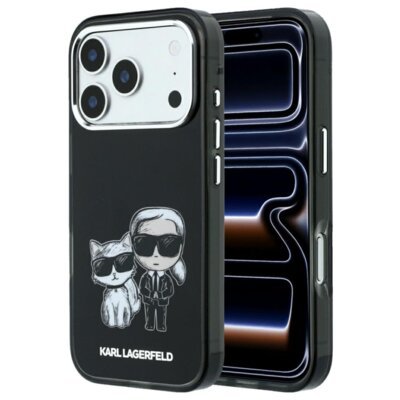 Etui KARL LAGERFELD Smooth Karl Bodiesms do Apple iPhone 17 Pro Max/18 Pro Max Czarny