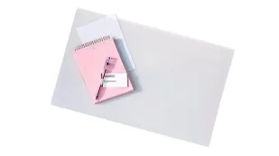 Podkład na biurko przezroczysty z kieszenią 38x58 - Biurfol - Podkładki na biurko - miniaturka - grafika 1