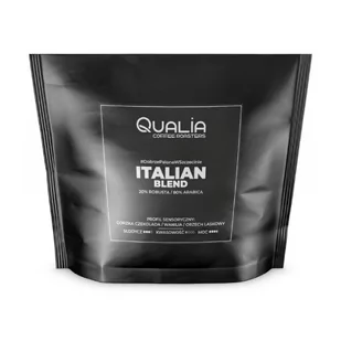 QUALIA Kawa ziarnista Qualia Italian Blend 250g 12241-uniw - Kawa - miniaturka - grafika 1