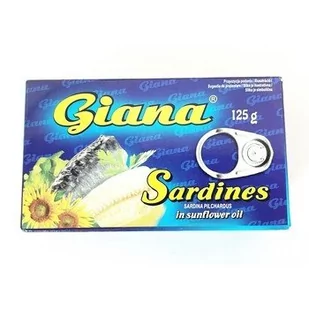 Sardynki w oleju 125g Giana - Konserwy i dania rybne - miniaturka - grafika 1