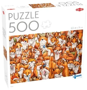 Puzzle 500 Lisy - Tactic - Puzzle - miniaturka - grafika 1