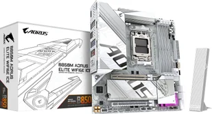 Płyta główna GIGABYTE B850M AORUS ELITE WIFI6E ICE AMD B850 Gniazdo AM5 micro ATX - Płyty główne - miniaturka - grafika 1