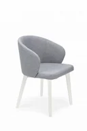 Krzesła - Flavio 5 krzesło tapicerowane tkanina do wyboru nogi białe - miniaturka - grafika 1