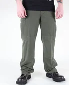 Spodnie męskie - spodnie bojówki US FELDHOSE TYP BDU R/S CO PREWASH OLIV-S - miniaturka - grafika 1