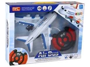 Samolot RC Zdalnie Sterowany Biały Aerobus Pilot Światła Dźwięki - Zabawki zdalnie sterowane - miniaturka - grafika 5
