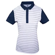 Swetry damskie - Island Green Damski golf damski kontrastowy rękaw oddychająca odprowadzająca wilgoć elastyczna koszulka polo koszulka polo Granatowy/podczas gdy 14 - miniaturka - grafika 1