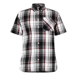 Lee Cooper koszula w kratę męska biało-czarna, Rozmiar L - Koszule męskie - miniaturka - grafika 1