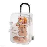 Wisiorki - ZAWIESZKI POLIMEROWE 3D KAPIBARA, WALIZKA, 20 SZT. - miniaturka - grafika 1