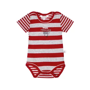 Dziecięce body z krótkim rękawem, czerwony, rozmiar 56 - Body dla niemowląt - miniaturka - grafika 1