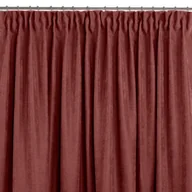 Zasłony - Zasłona MILANA kolor koralowy styl klasyczny taśma smok transparentna 5 cm szenila 140x245 homede - CURT/HOM/MILANA/CHENILLE/PLE - miniaturka - grafika 1