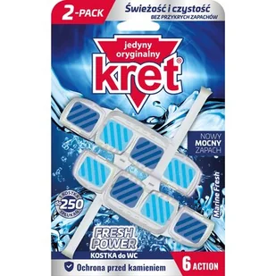 Kret Kostka toaletowa MarineFresh Power 40g - Środki do kuchni i łazienki - miniaturka - grafika 1