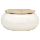 Ławy i stoliki kawowe - vidaXL Stolik kawowy biały 51x51x27 cm lite drewno mango - miniaturka - grafika 1