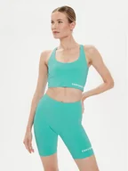 Koszulki i topy damskie - Converse Biustonosz top W Wordmark Bra Top 10024540-A11 Niebieski - miniaturka - grafika 1