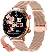 Smartwatch - Rubicon RNCF29 pasek + siatka mesh rosegold - miniaturka - grafika 1