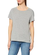 Koszulki i topy damskie - O'Neill O'Neill Koszulka damska Essential z okrągłym dekoltem, z okrągłym dekoltem szary Silver Melee S-XL 1P7324 - miniaturka - grafika 1