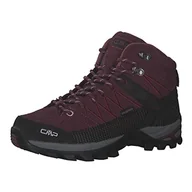 Buty trekkingowe damskie - CMP Damskie buty Rigel Mid Wmn Trekking Wp Walking Shoe, Prugna, 40 EU, PRUGNA, 40 EU - miniaturka - grafika 1
