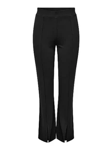 ONLY Damskie spodnie JDYPRETTY Flare Slit JRS NOOS spodnie, czarne, XXS/30 - Spodnie damskie - miniaturka - grafika 1
